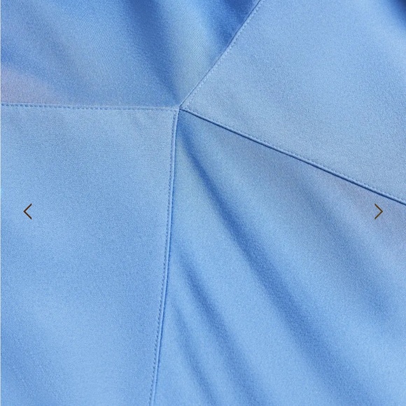 Ted Baker Blue Asymmetric Panelled Midi Slip Dress Size 6 (Ted Baker Size 2) - Picture 5 of 16